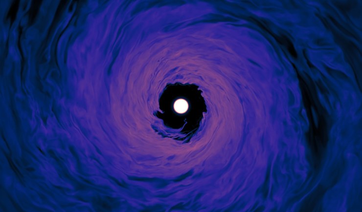 Equatorial density around an accreting magnetised star