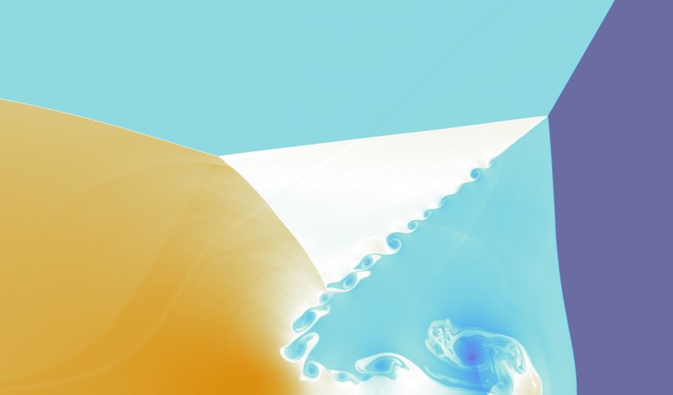 Double Mach reflection: the Mach stem and the wall jet